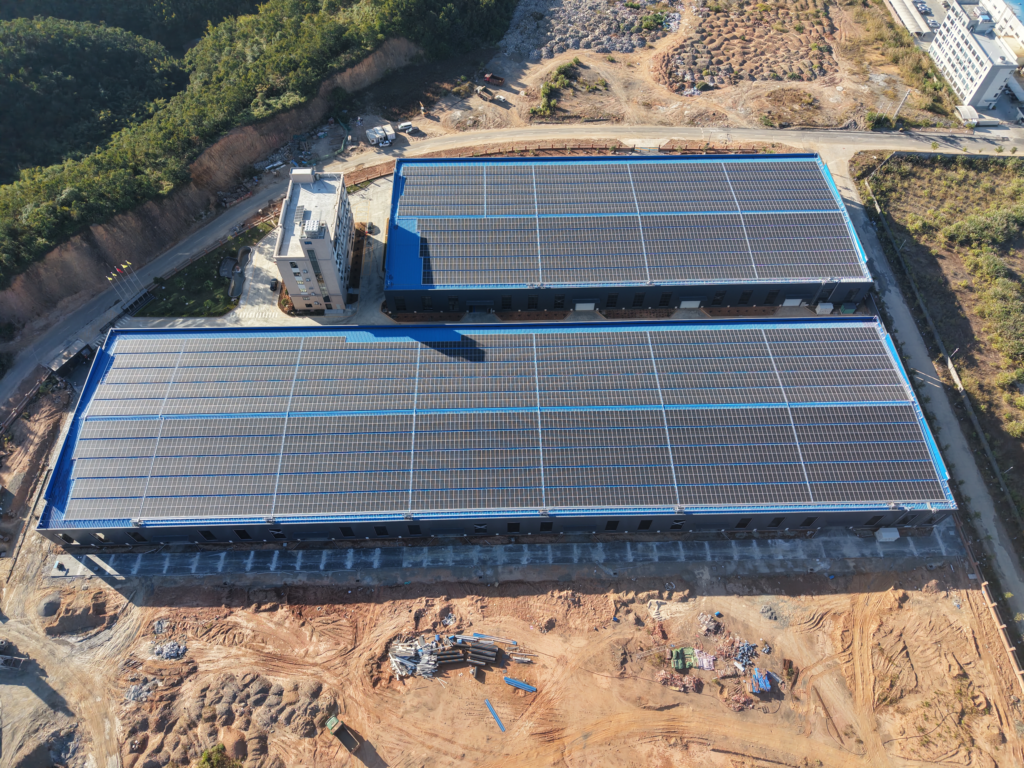 廣西梧州臺菱電梯3.73MW分布式光伏